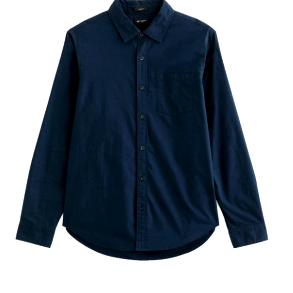 AG Jeans Aiden Classic Dress Shirt, Long-Sleeve Button-Up | Mens XL, Navy Blue
